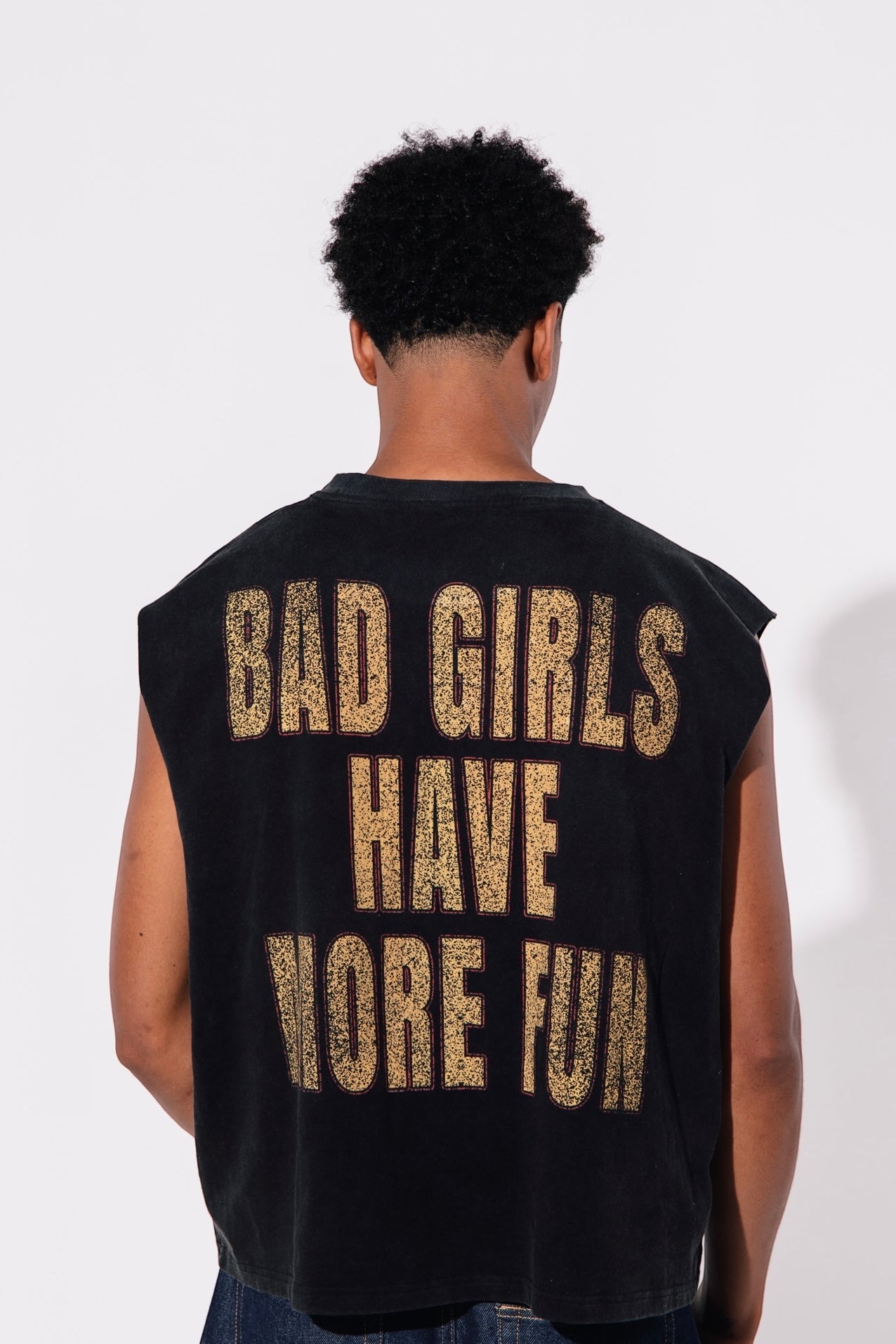 'Bad Girls Have More Fun' Sleeveless Shirt