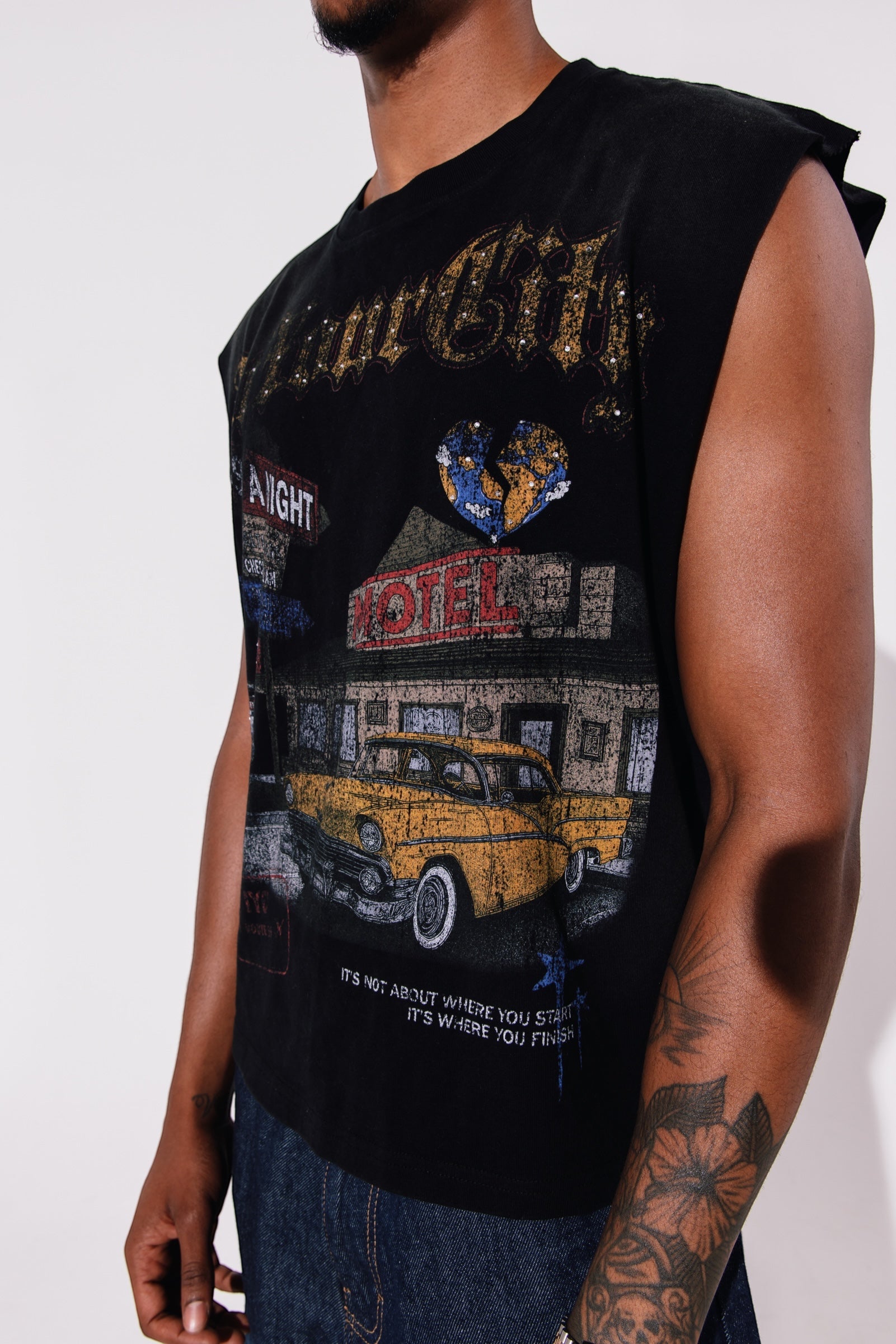 ‘One Night Only’ Sleeveless Shirt