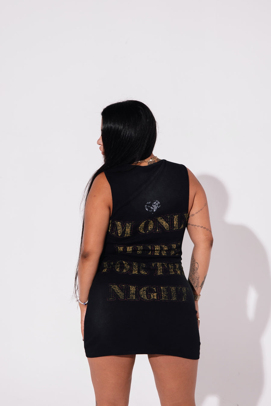 ‘One Night Only’ Graphic Dress