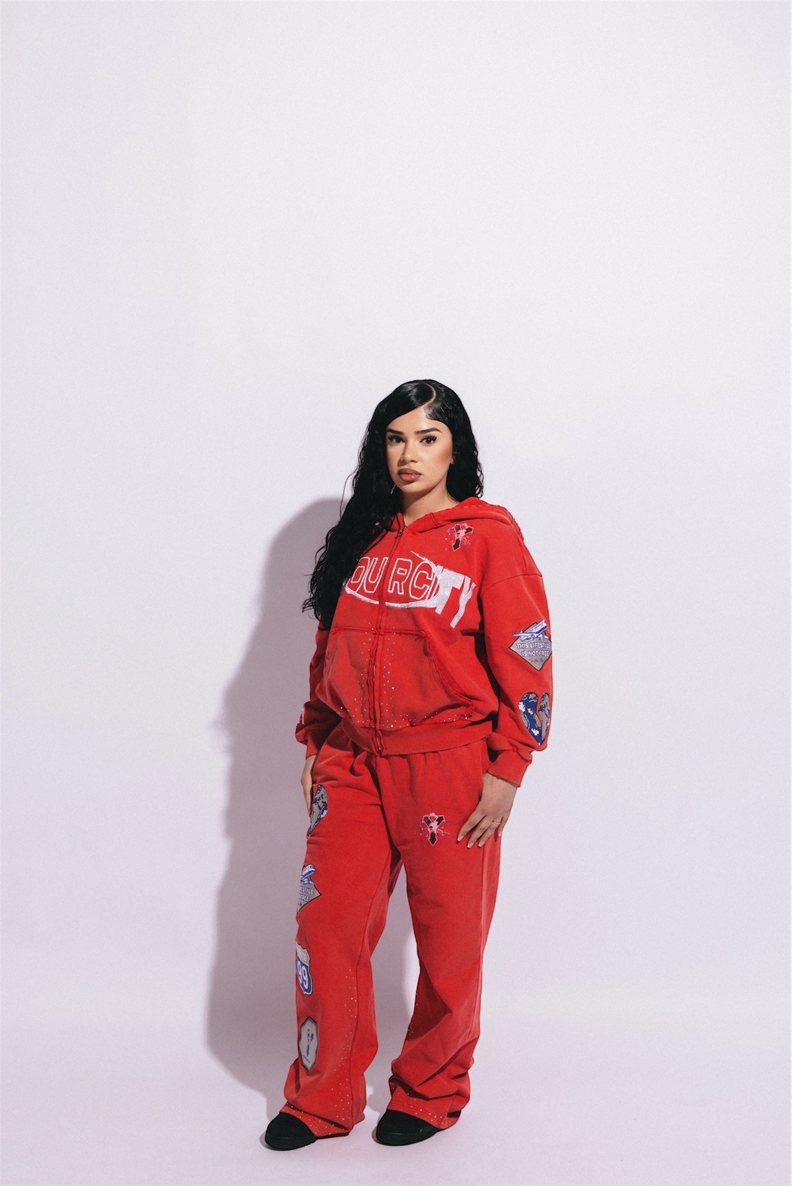 Red Diamond Full Sweatsuit ( Unisex )